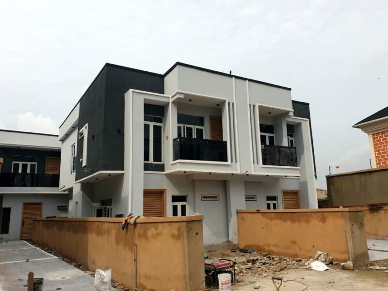 Newly built 4 bedroom semi-detached duplex